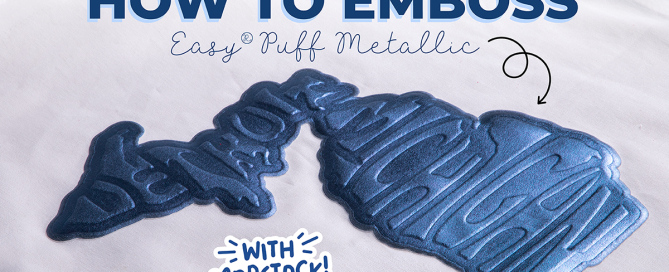 How to create the Embossed Puff Effect.